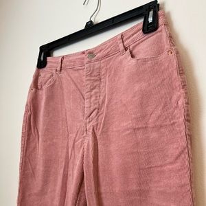 Signature8 straight leg bubblegum pink corduroy pants | size M/L